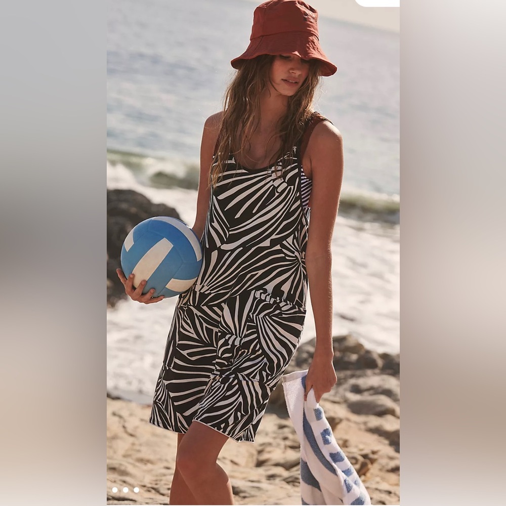 Hot Shot Printed Romper Free People